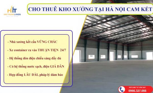 Đơn vị cho thuê kho xưởng tại Hà Nội